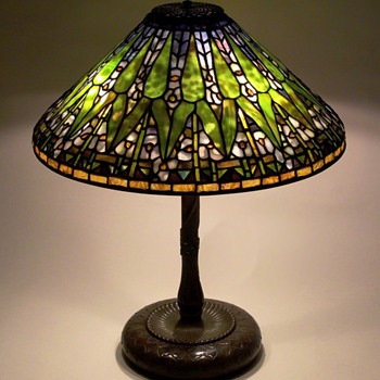 Tiffany Arrowroot Lamp - Art Glass