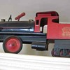 KEYSTONE "RIDE 'EM" LOCOMOTIVE, 1950's METAL TOY