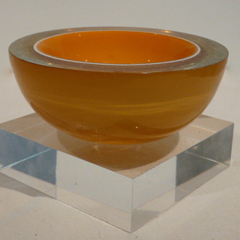 MURANO GEODE BOWL TRI-COLOUR - Art Glass