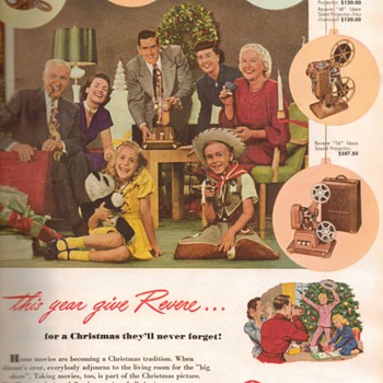 1948 - Revere Movie Projectors Advertisement