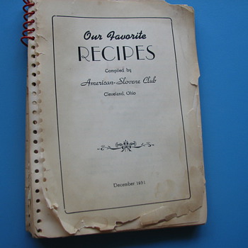 Old recipes books