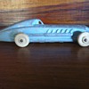 Cast Iron Toy Race Car, Hubley or? Can't find maker or history