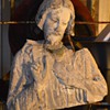 Sacred Heart of Jesus - sculpture/bust - ruins?