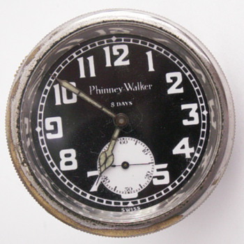 Phinney-Walker 8 day Car Clock