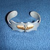 AAC Trench Art Bracelet with Officers collar insignia