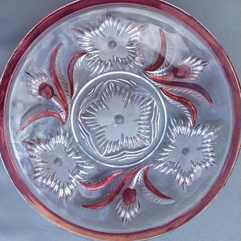 Cut glass plates - Art Glass