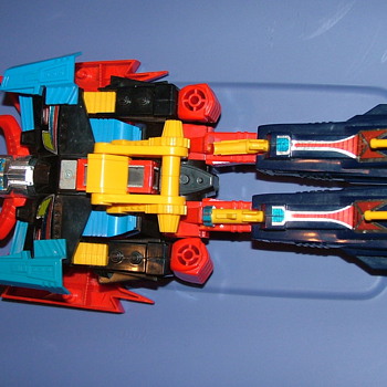 1980's? pretansformer it has Takara marking on the robots legs
