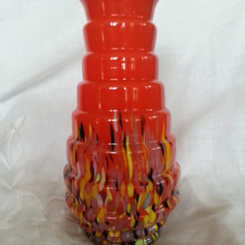 Bohemian Tango Vase - Art Glass