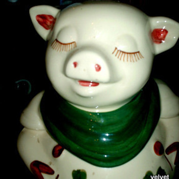 THIS POOR OLE DOLL WITH FRIEND SMILEY PIG - Dolls