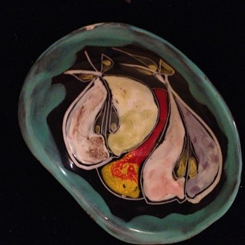 Painted Pottery Bowl - Art Pottery