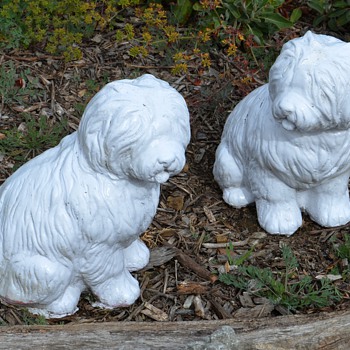Sheepdog Garden Statues - extremely heavy - Animals