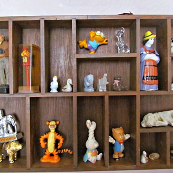 Shadow Box Filled with Wonderful Things - Toys