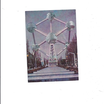 "THE ATOMIUM" POSTCARD