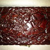 Carved jewelry box