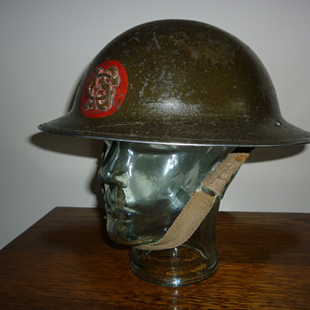 British London/Liverpool/Glasgow Salvage Company steel helmet - Military and Wartime