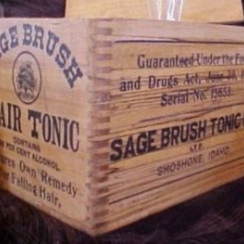 Sage Brush Hair Tonic Bottles - Bottles