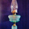 Apple Green Thousand Eye Oil Lamp