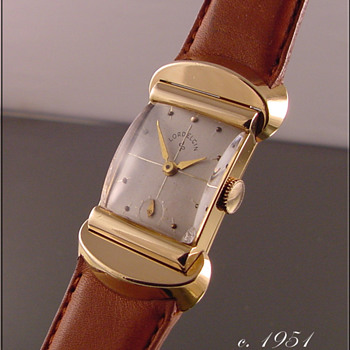 Lord Elgin 21-Jewel, 18k Solid Gold Wristwatch - Wristwatches