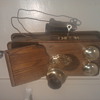 ANTIQUE WOOD WALL TELEPHONE