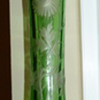 Stevens And Williams intaglio cut mums vase
