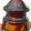 CD168 Hemingray Orange Amber Lt. Iridescent 