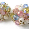 Laguna aurora borealis givre glass earrings