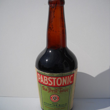 Pabst Tonic Bottle 1940's - Breweriana