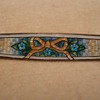 Guilloche Enamel Silver Bar Pin