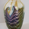 QUEZAL ART GLASS VASE, circa 1915