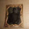 Tintype of Armed Civil War soldier