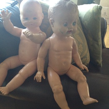 My old dolls that were also hand me downs in the 70's