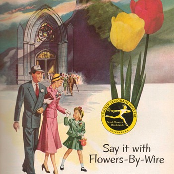 1954 - FTD Florists Advertisement - Advertising