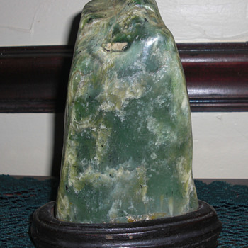 Stone on a stand