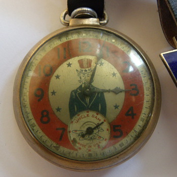 E. Ingraham "Uncle Sam" Pocket Watch - Pocket Watches