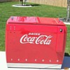 Coke Chest Cooler Post War ( Westinghouse WD-10)