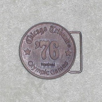 1976 Montreal Olympics Belt Buckle