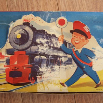 KEY WIND TIN TOY TRAIN FROM WESTERN ZONE GERMANY