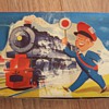 KEY WIND TIN TOY TRAIN FROM WESTERN ZONE GERMANY