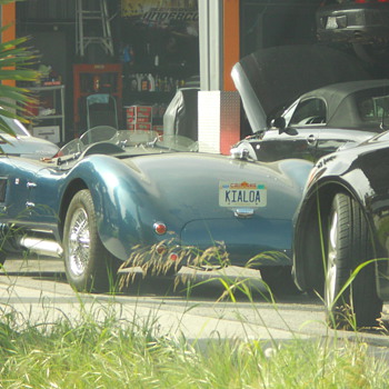 Old British sports car