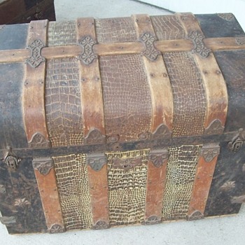 Embossed Metal Trunks - Furniture