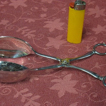 very nice Silver salad scissiors