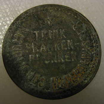Mineral water bottle deposit coin (Franken-Brunnen)