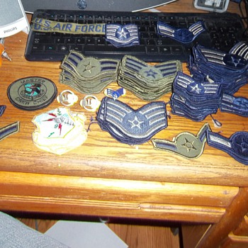 USAF patches and pins
