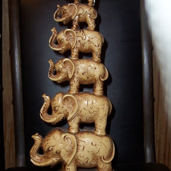 Stacked Elephants  - Asian