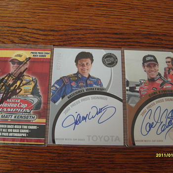 Nascar Autograph Cards 