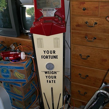 drugstore weight scale can anyone tell me more about it - Coin Operated