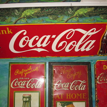 Upgraded 1950 Coca Cola Sign