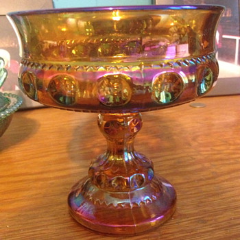 Pretty Marigold Dish - Glassware