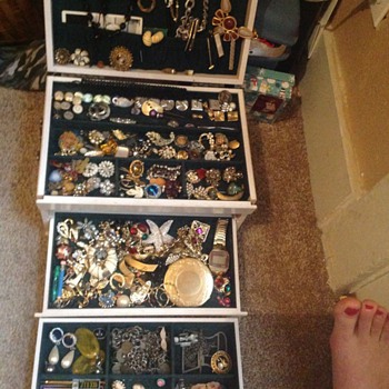 Junk Drawer of Jewelry - Costume Jewelry