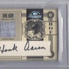 HANK AARON HOF CUTS MATERIAL AUTO JERSEY 1/1
